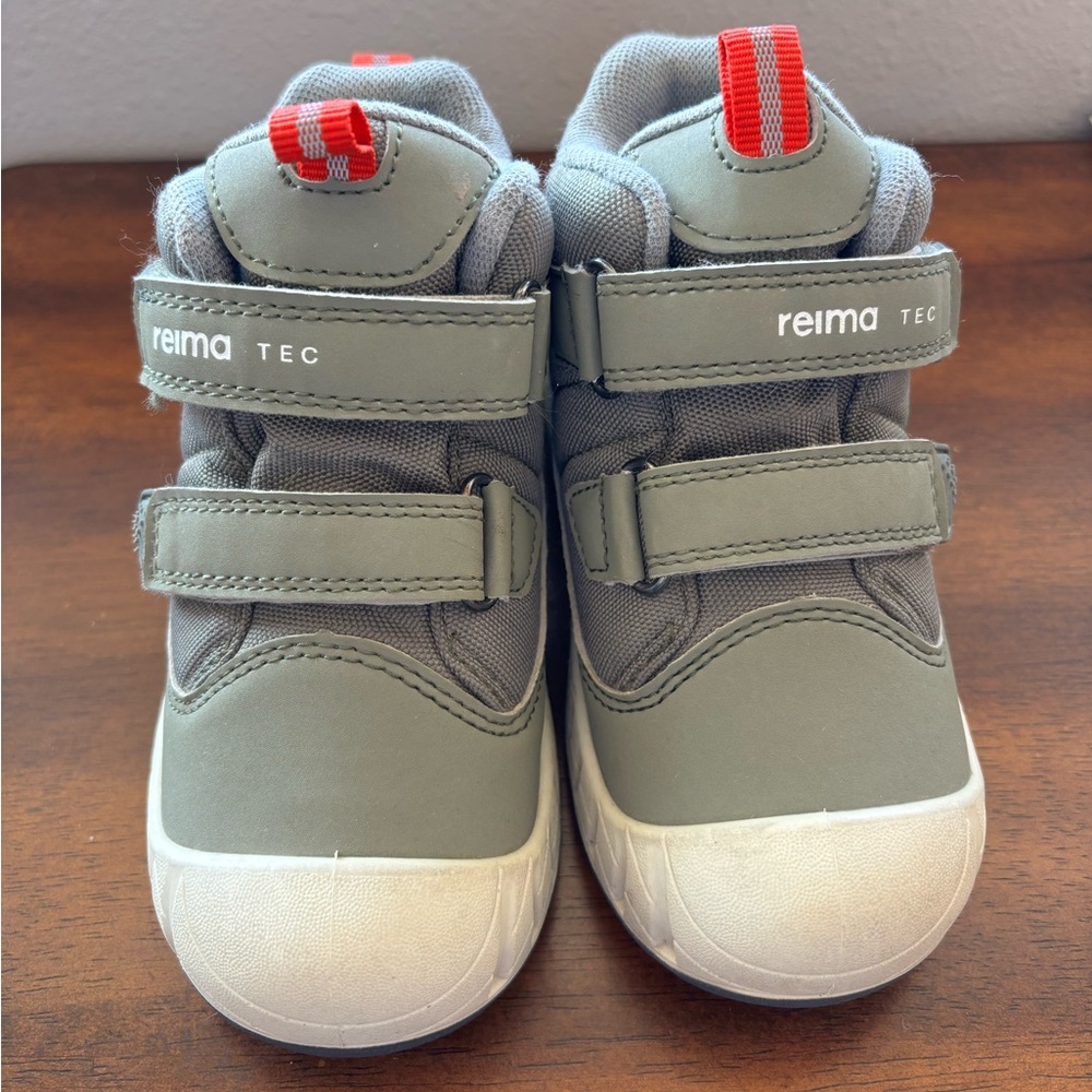 Reima reimatec waterproof shoes (Toddler 7.5, green/white)